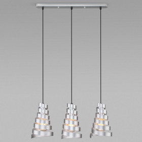 Подвесной светильник Eurosvet Storm 50058/3 серебро