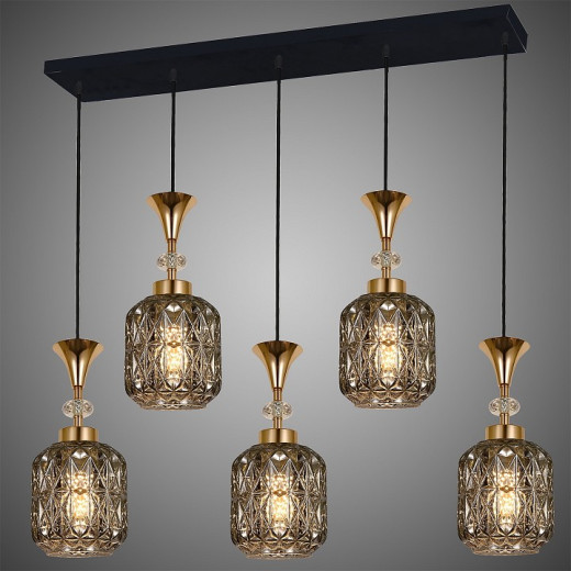 Подвесной светильник 02003-0.9-05L SMOKE