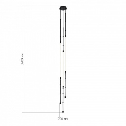 Подвесной светильник ST-Luce Strap SL6132.405.45