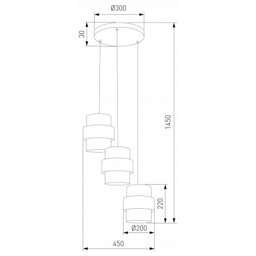 Подвесной светильник TK Lighting Calisto 6098 Calisto