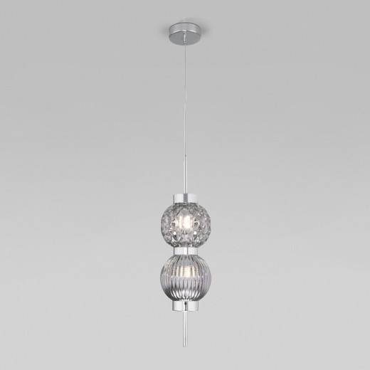 Подвесной светильник Eurosvet Plaza 50186/2 хром