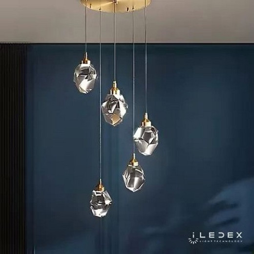 Подвесной светильник iLedex Oxygen 9701P/5R BR