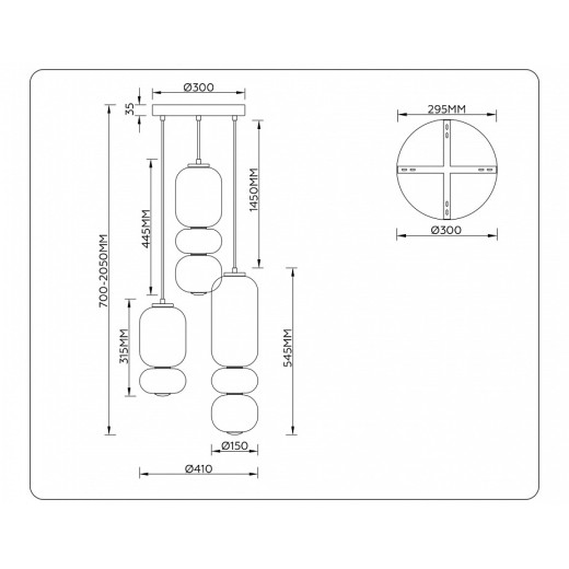 Подвесной светильник Ambrella Light LH LH11036