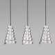 Подвесной светильник Eurosvet Storm 50058/3 серебро