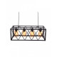 Подвесной светильник LUMINA DECO Nortis LDP 11535-4 BK