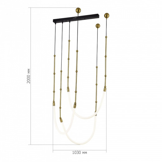 Подвесной светильник ST-Luce Strap SL6132.303.45