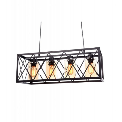 Подвесной светильник LUMINA DECO Nortis LDP 11535-4 BK