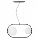 Подвесной светильник LUMINA DECO PANARI LDP 1210-2-PR BK