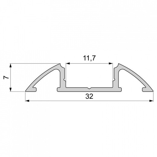 Профиль накладной Deko-Light AM-01-10 970303
