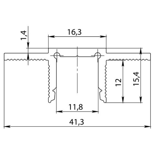 Профиль встраиваемый DesignLed LG 00-00010360