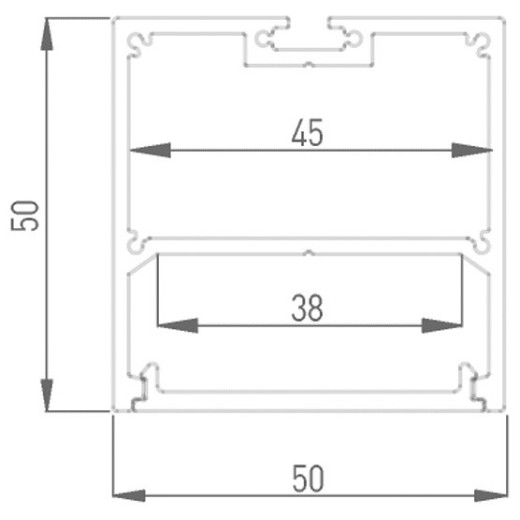 Профиль накладной DesignLed LS 00-00004772