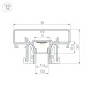 Профиль встраиваемый Arlight STRETCH-COMFORT 065154