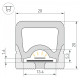 Профиль накладной гибкий Arlight WPH-FLEX 062837
