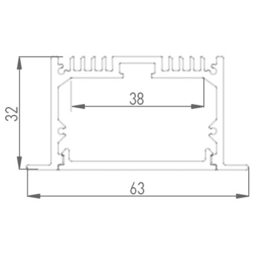 Профиль встраиваемый DesignLed LE 00-00010359
