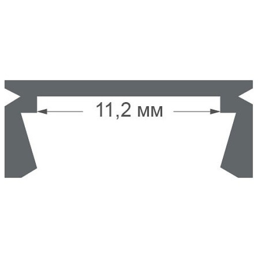 Профиль накладной Apeyron Electrics  08-05-01Ч