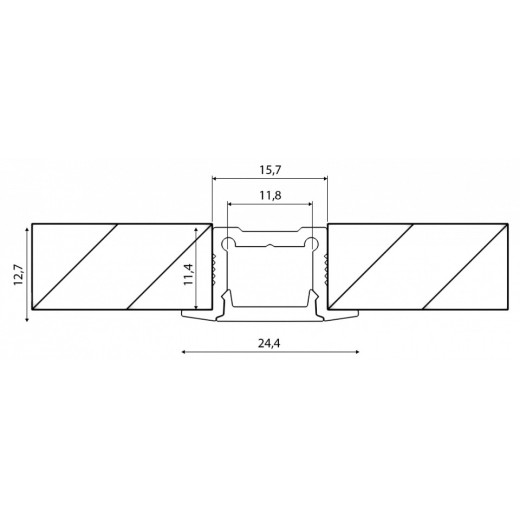 Профиль встраиваемый DesignLed LE 00-00001971