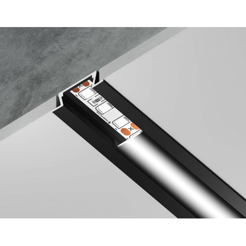 Профиль встраиваемый Ambrella Light GP GP1001BK/BK