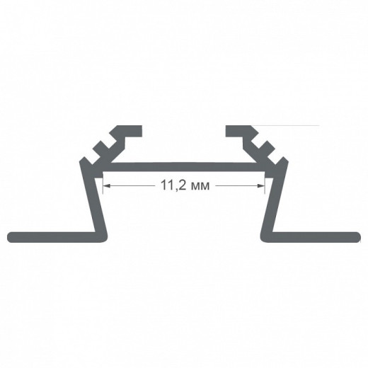 Профиль встраиваемый Apeyron Electrics  08-07-01Ч