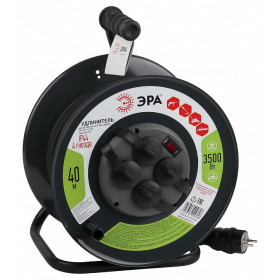 Удлинитель Эра  RMx-4es-3x1.5-40m-IP44(KG)