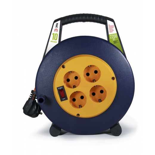 Удлинитель с выключателем Эра  BPx-4e-3x1-10m