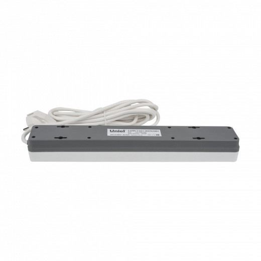 Сетевой фильтр Uniel S-GSR5-3 U2C1 WHITE/GREY UL-00012109