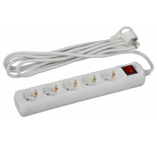 Удлинитель с выключателем Эра  U-5es-5m-3x1