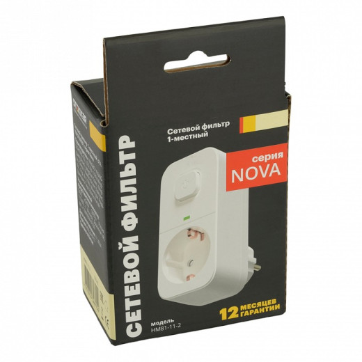 Сетевой фильтр Stekker Nova 50143