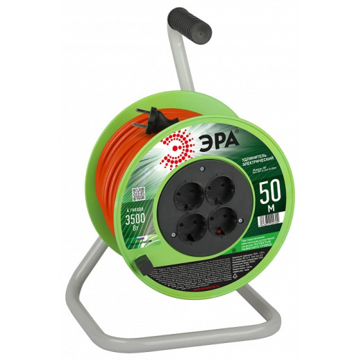 Удлинитель Эра  RP-4-2x1.5-50m