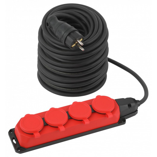Удлинитель Эра  UK-4e-3x1,5-50m-IP44(KG)