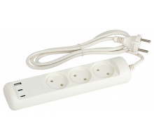 Удлинитель Эра  U-3-1,5m-USB-W