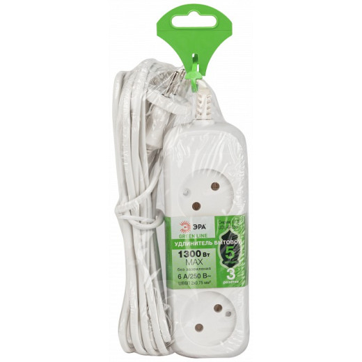 Удлинитель Эра  UDL-6-350