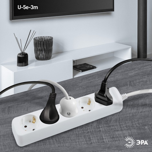 Удлинитель Эра  U-5e-3m-3x1,5