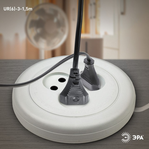 Удлинитель Эра  UR(6)-3-1,5m