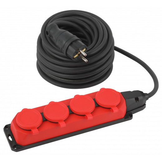 Удлинитель Эра  UK-4e-3x1,5-20m-IP44(KG)