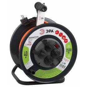 Удлинитель Эра  RMx-4es-3x1.5-40m-IP44