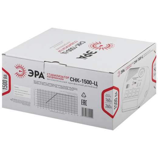 Стабилизатор напряжения Эра  СНК-1500-Ц