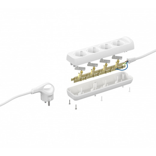Удлинитель Эра  U-4e-5m-3x1