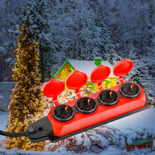 Удлинитель Эра  UK-4e-3x1,5-30m-IP44(KG)