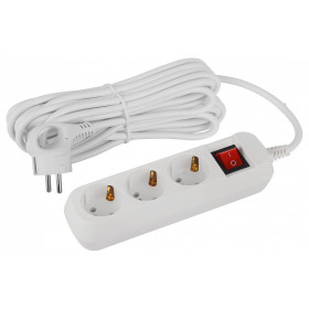 Удлинитель с выключателем Эра  UDL-16-370-ES