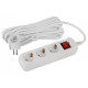Удлинитель с выключателем Эра  UDL-16-370-ES