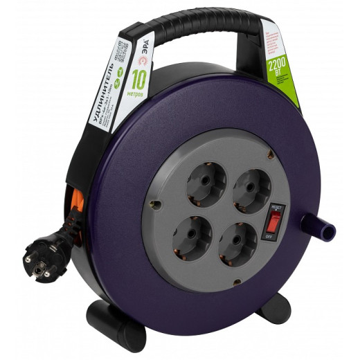 Удлинитель с выключателем Эра  BPx-4e-3x1-10m