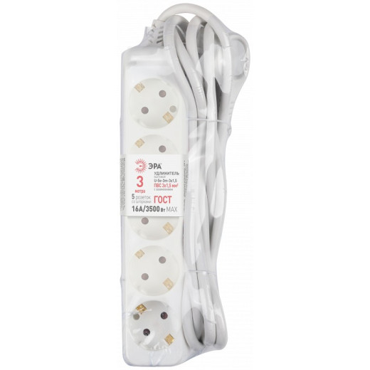 Удлинитель Эра  U-5e-3m-3x1,5