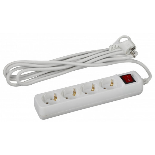 Удлинитель с выключателем Эра  U-4es-5m-3x1