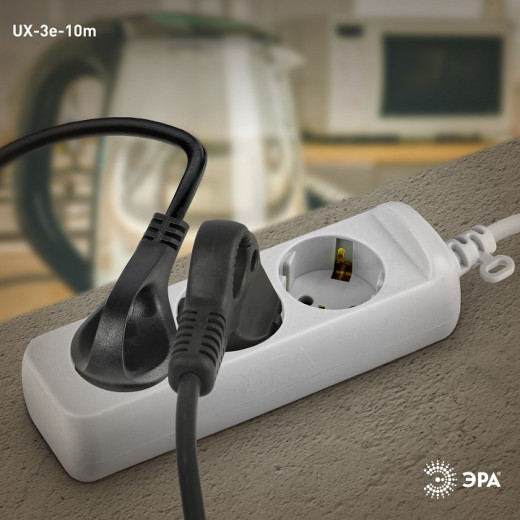Удлинитель Эра  UX-3e-10m