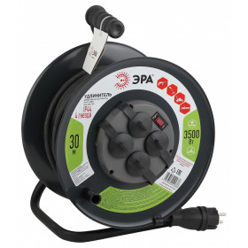 Удлинитель Эра  RMx-4es-3x2.5-30m-IP44(KG)