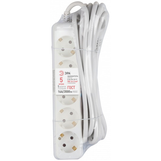 Удлинитель Эра  U-5e-5m-3x1,5
