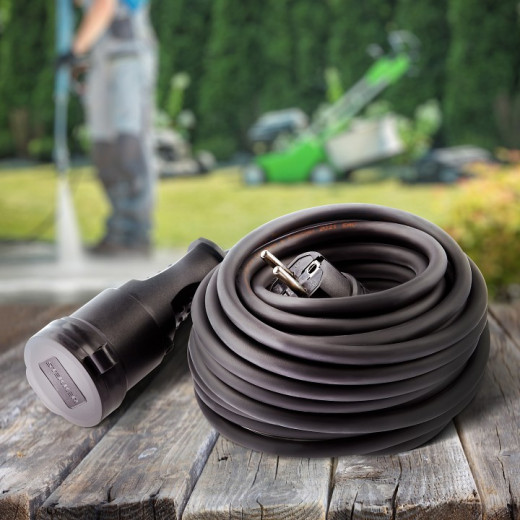 Удлинитель Эра  UPx-1e-3x1,5-10m-IP44(KG)