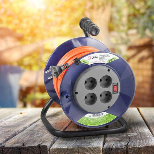 Удлинитель Эра  RPx-4s-2x1.0-40m