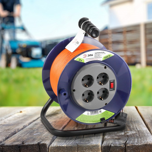 Удлинитель Эра  RPx-4es-3x1.5-30m