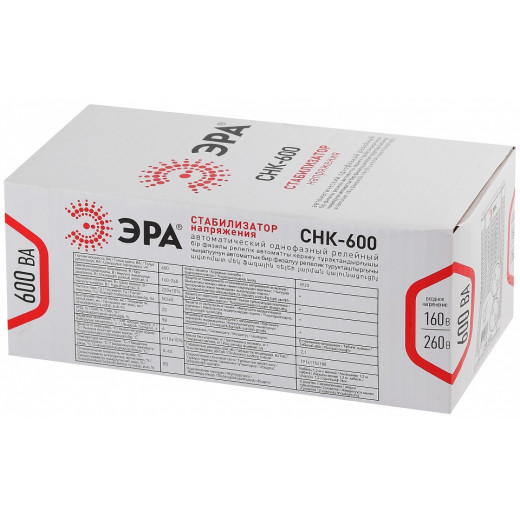Стабилизатор напряжения Эра  СНК-600